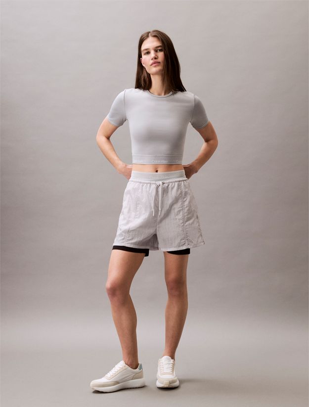 Cropped Performance Gym T-shirt