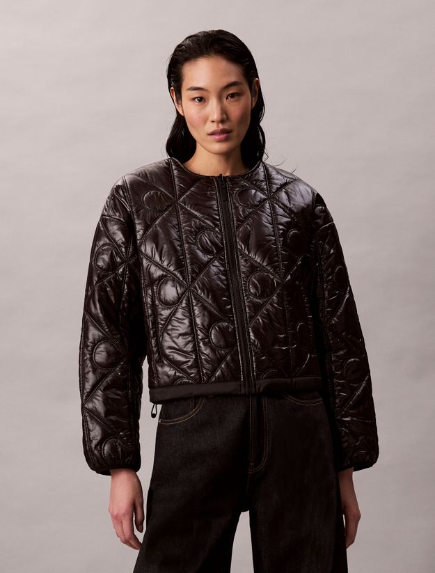 Reversible Logo Quilted Jacket