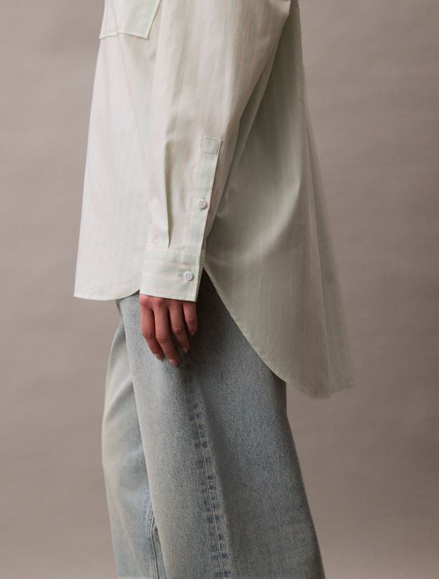 Oversized Cotton Poplin Shirt