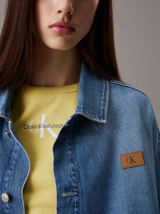 Relaxed Denim Shirt Jacket