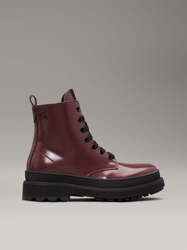 Kids Lace-Up Boots with Zip