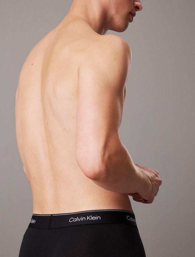 3 Pack Low Rise Trunks - Icon Cotton Stretch