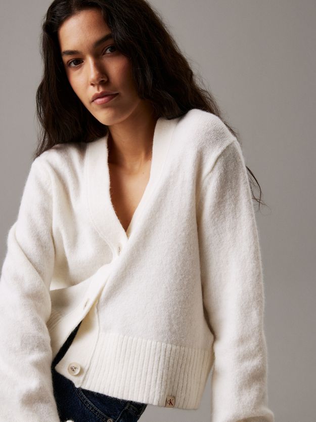 Plush Wool Blend Cardigan