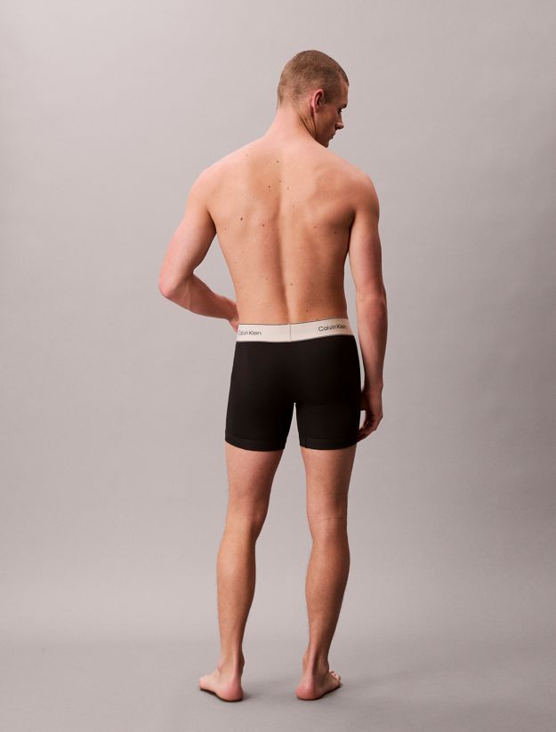 3 Pack Boxer Briefs - Heritage Cotton Stretch