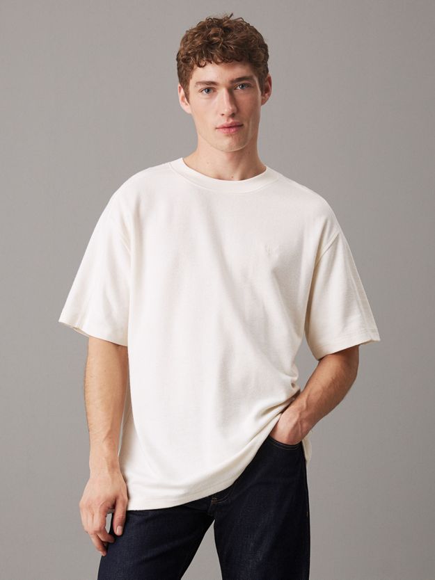 Brushed Rib Cotton T-shirt