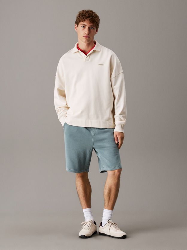 Cotton Terry Jogger Shorts