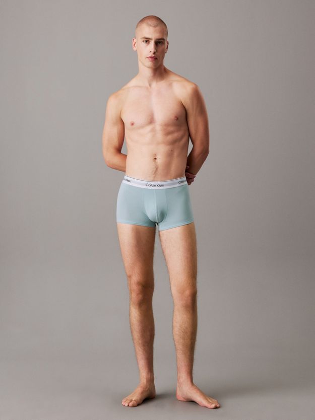 3 Pack Low Rise Trunks - Icon Cotton Stretch