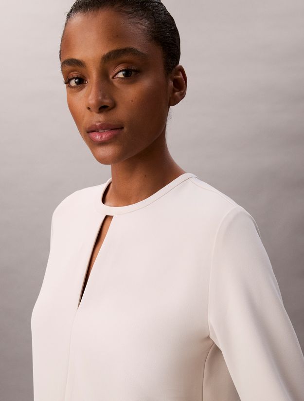 Crepe Tailored Mini Dress