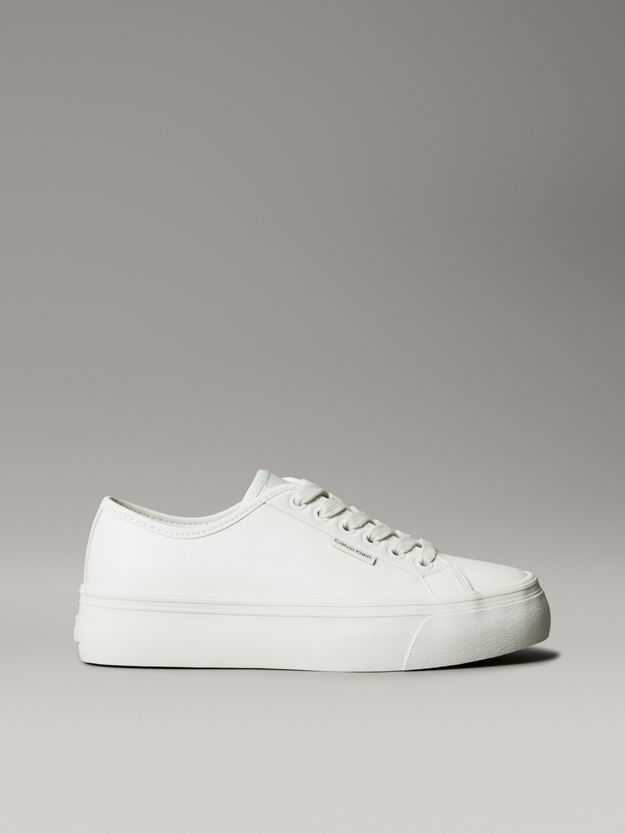 Leather Comfort Platform Trainers