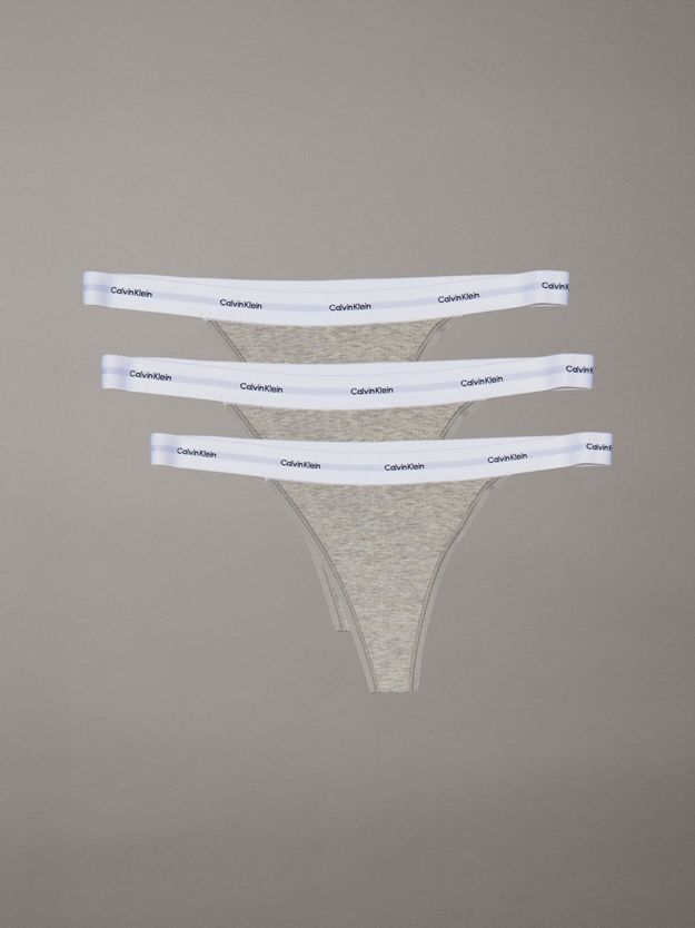 3 Pack Thongs - Cotton Stretch Rib