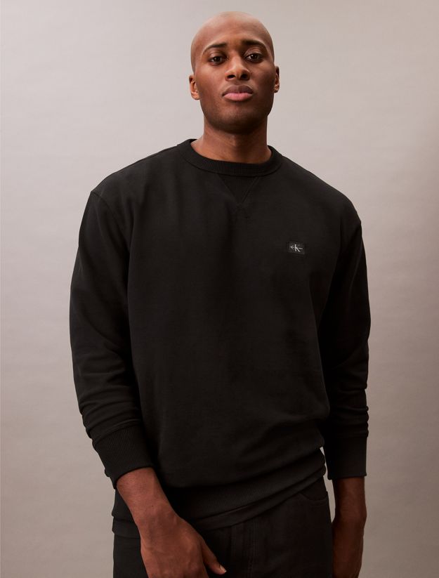 Plus Size Badge Sweatshirt