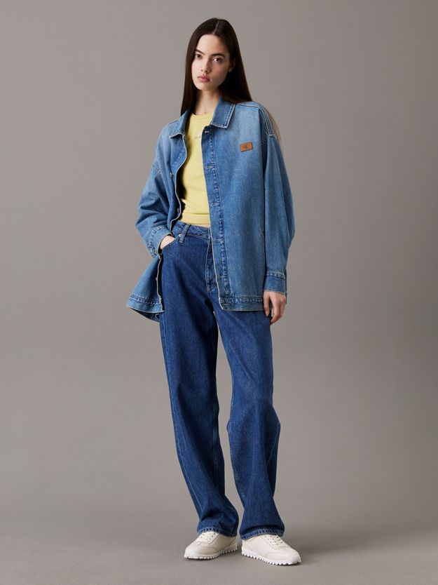 Relaxed Denim Shirt Jacket