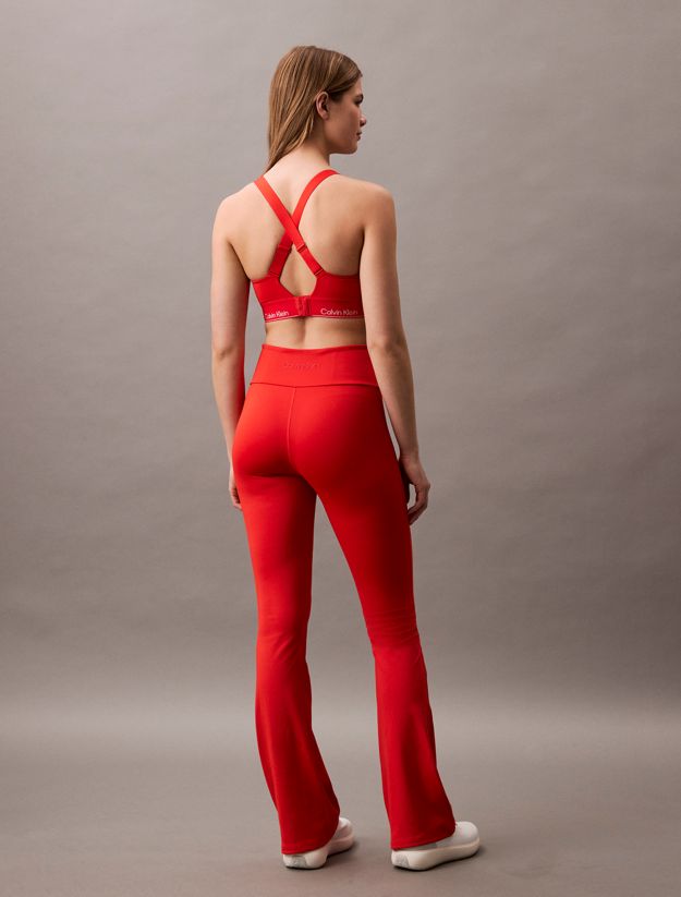 Quick-Dry High-Rise Flared Gym Leggings