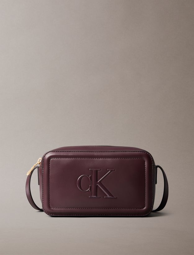 Embossed Monogram Logo Camera Bag