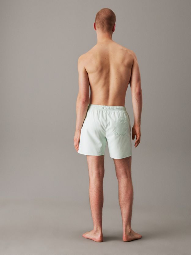 Medium Drawstring Swim Shorts - CK Monogram