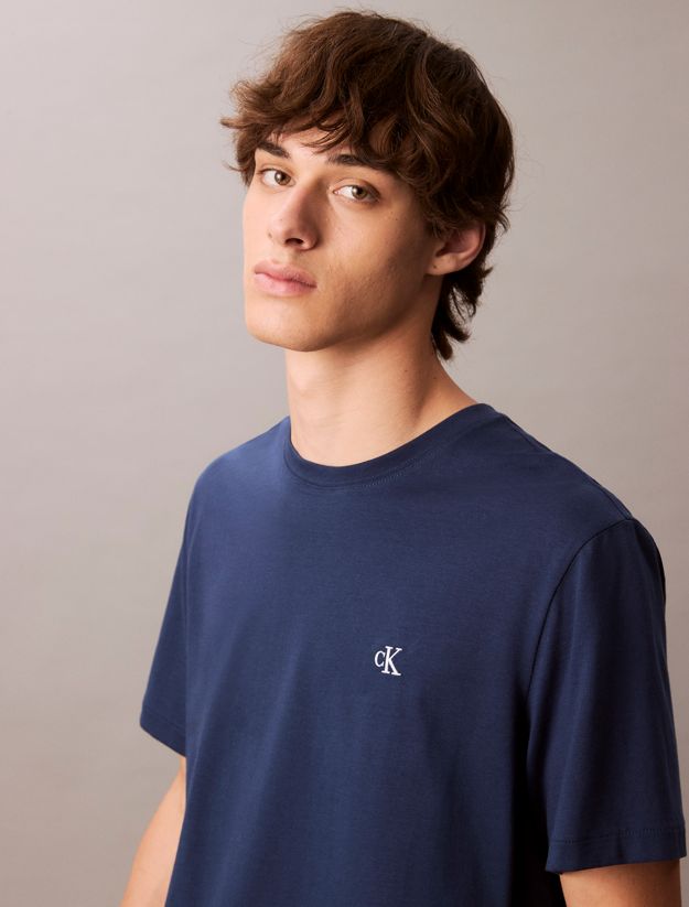 Embroidered Monogram Logo Relaxed T-Shirt