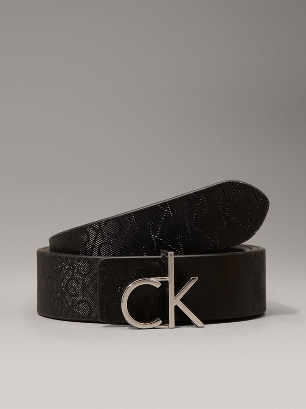 Reversible Logo Leather Belt