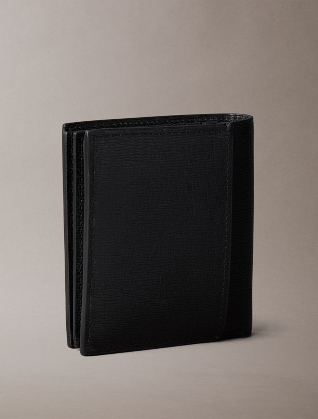 Saffiano Leather Trifold Wallet