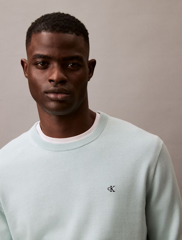 Smooth Cotton Monogram Jumper