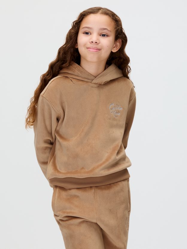 Velvet Feece Ribbed Tracksuit