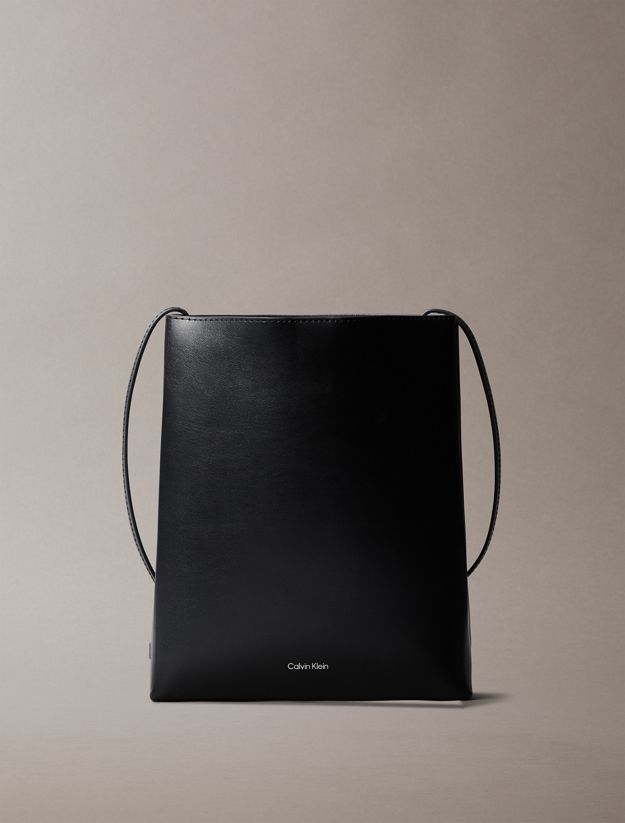 Leather Crossbody Tote Bag