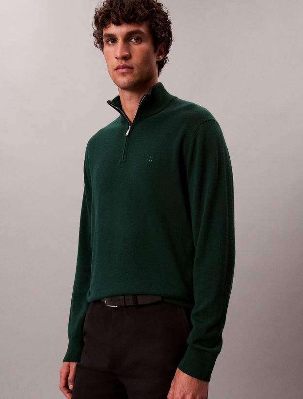 Quarter Zip Merino Jumper