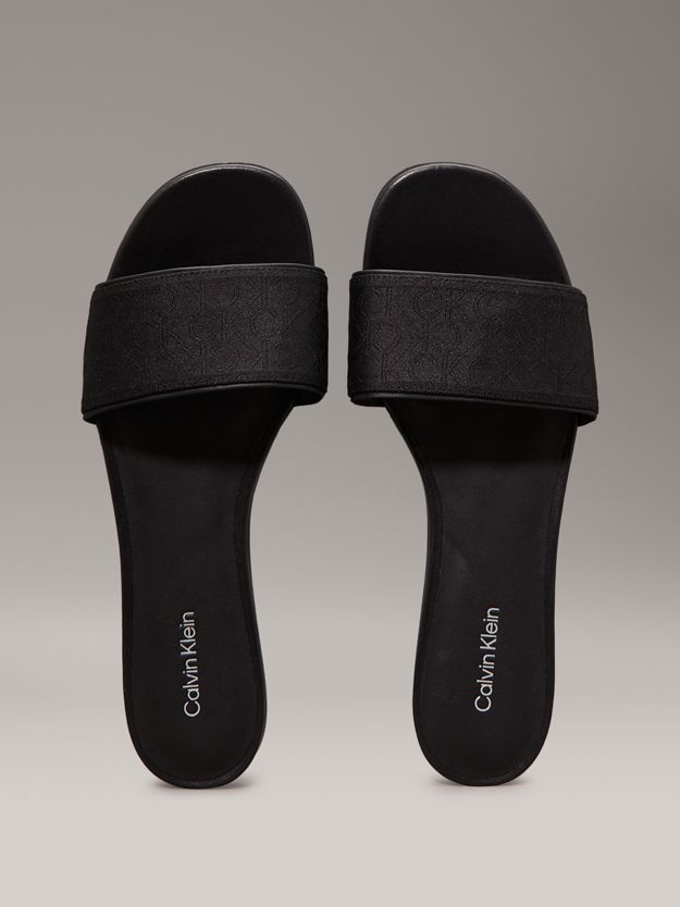 Logo Jacquard Sliders