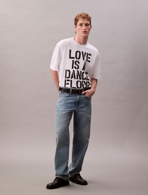 Marc Hundley Pride Love Is A Dance Floor Graphic Relaxed T-Shirt