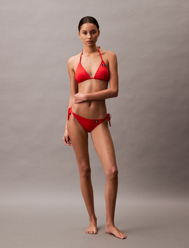 Tie Side Bikini Bottoms - CK Monogram