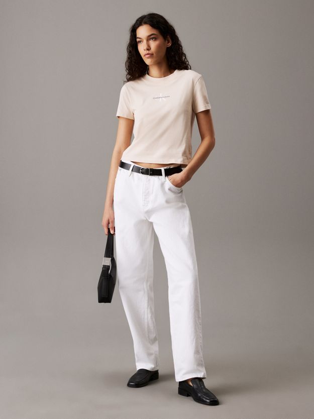 Cropped Monogram T-shirt