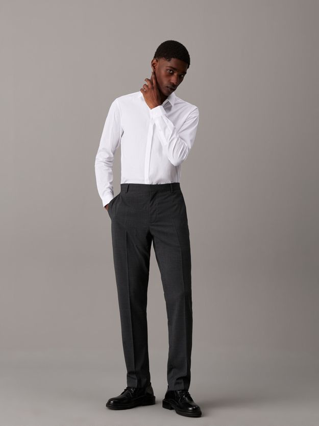 Extra Slim Poplin Stretch Shirt