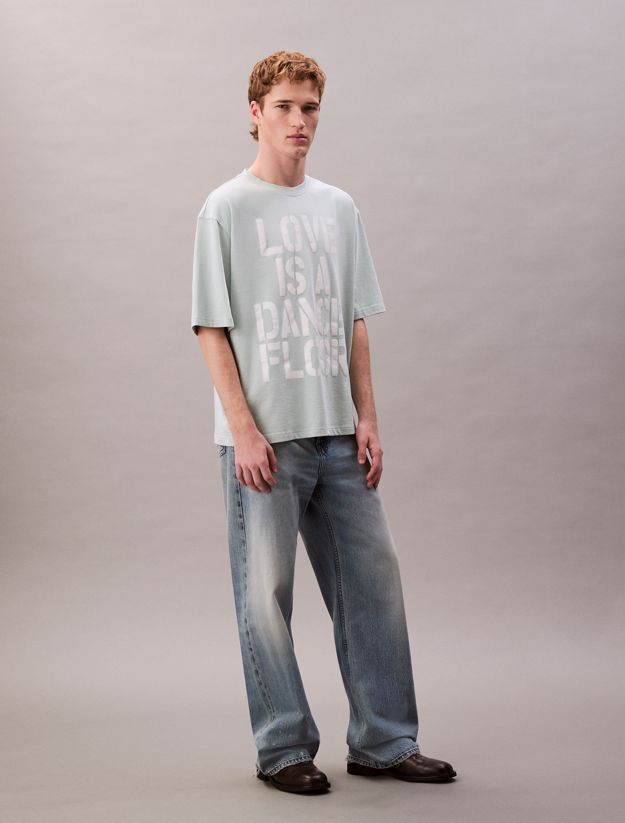 Marc Hundley Pride Love Is A Dance Floor Graphic Relaxed T-Shirt