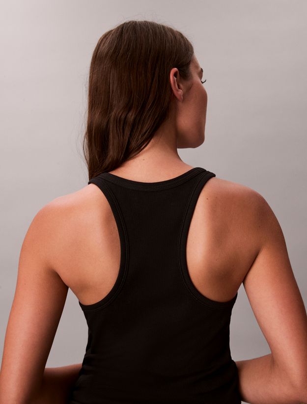 Slim Ribbed Lounge Tank Top
