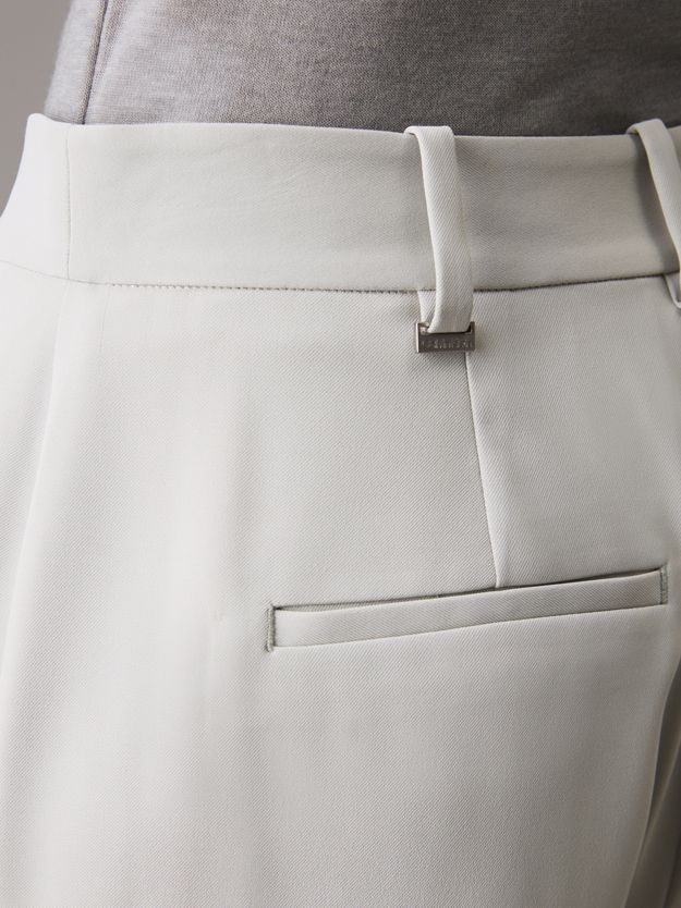 Slim Wide Leg Trousers