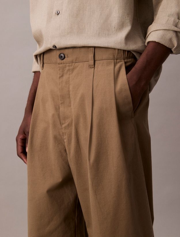 Wide Pleated Trousers