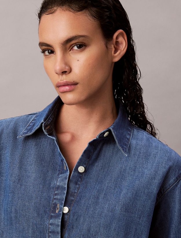 Oversized Denim Shirt