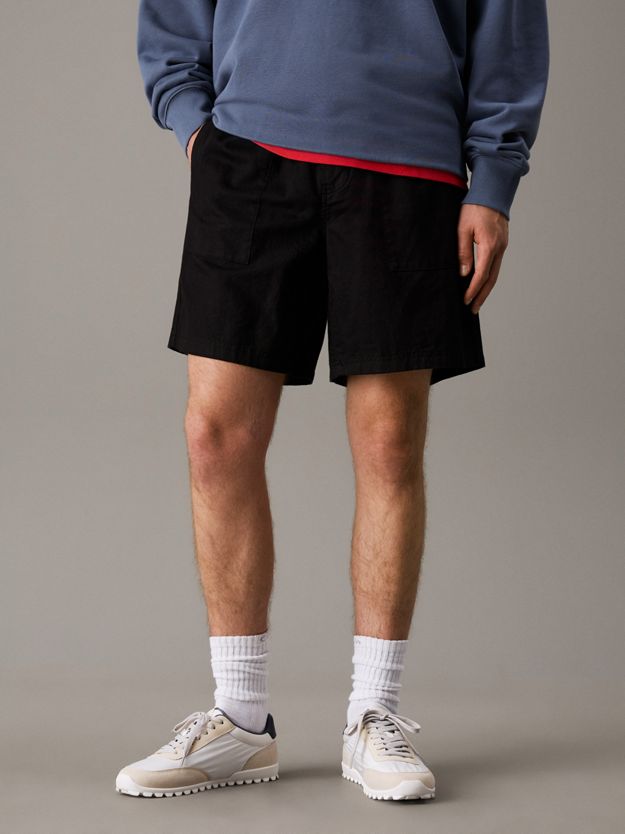 Cotton Linen Twill Shorts