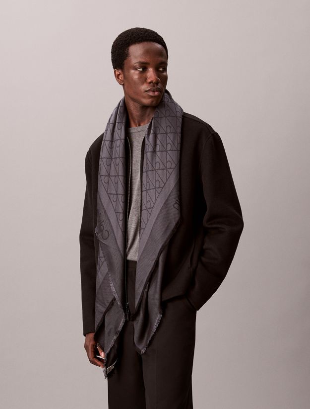 Soft Tonal Logo Scarf