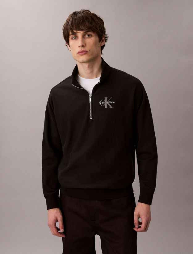 Premium Terry Relaxed Quarter Zip Sweatshirt