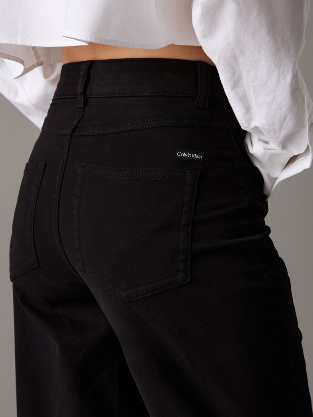 High Rise Straight Trousers