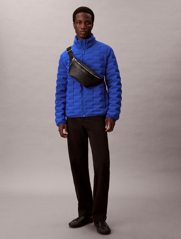 Embossed Allover Monogram Waistpack