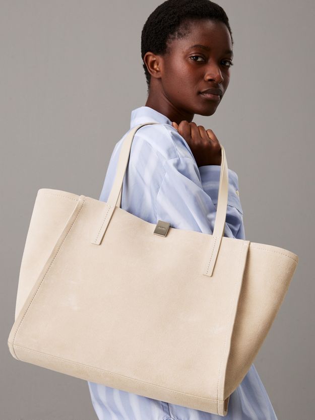 Suede Tote Bag