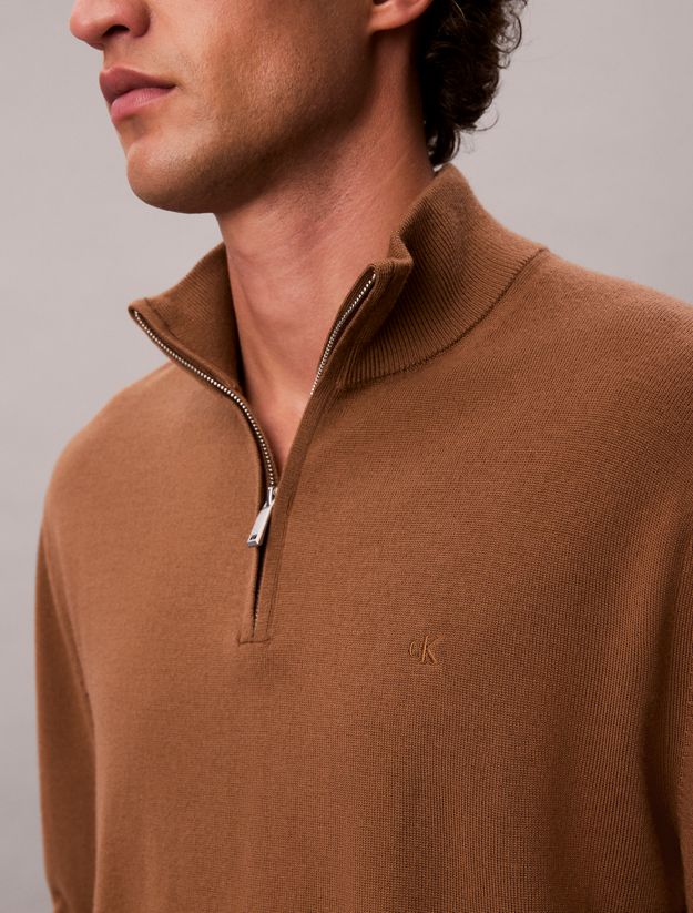 Quarter Zip Merino Jumper