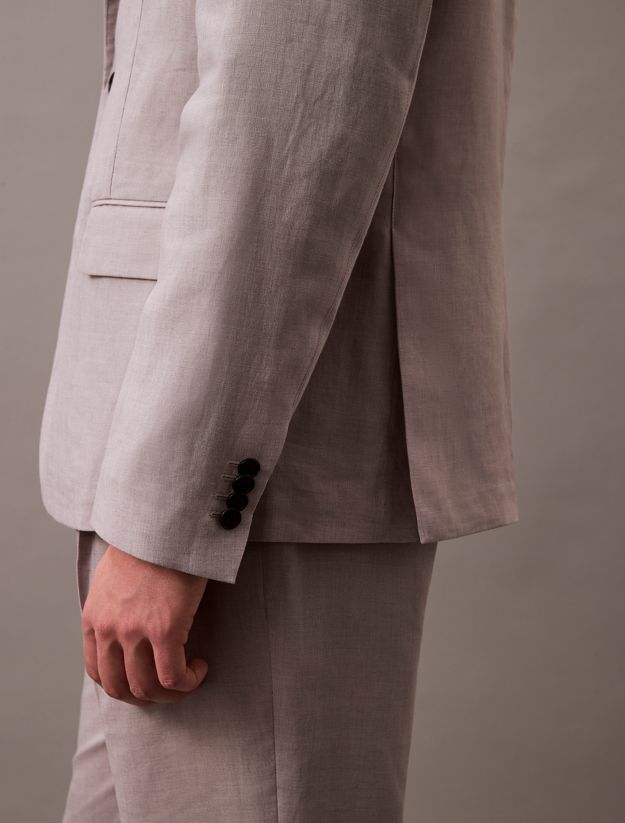 Relaxed Travel Linen Blazer