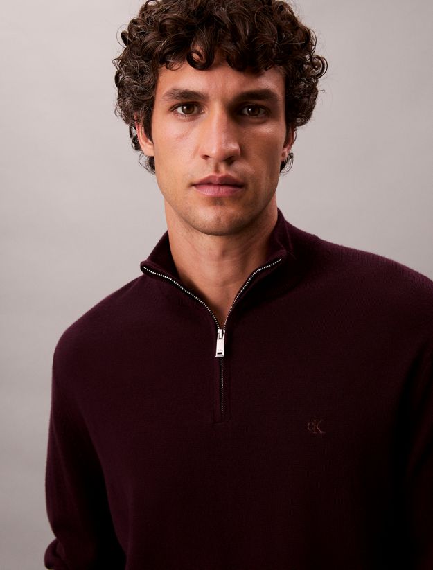 Quarter Zip Merino Jumper