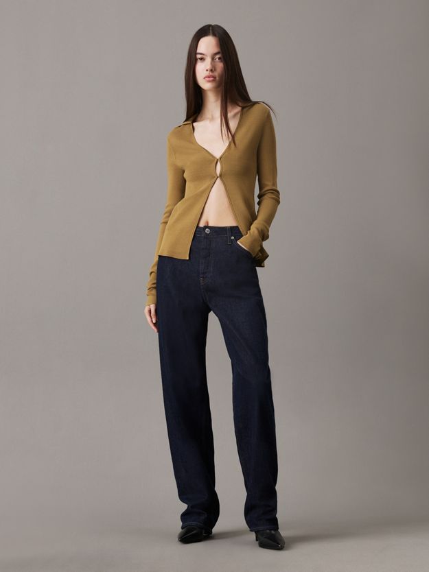 Slim Stretch Knit Cardigan