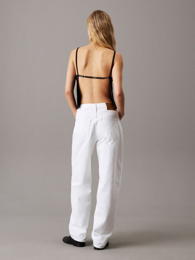 Logo Tape Open Back Top