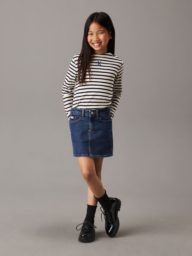 Slim Denim Mini Skirt