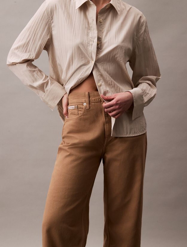 High Rise Barrel Jeans