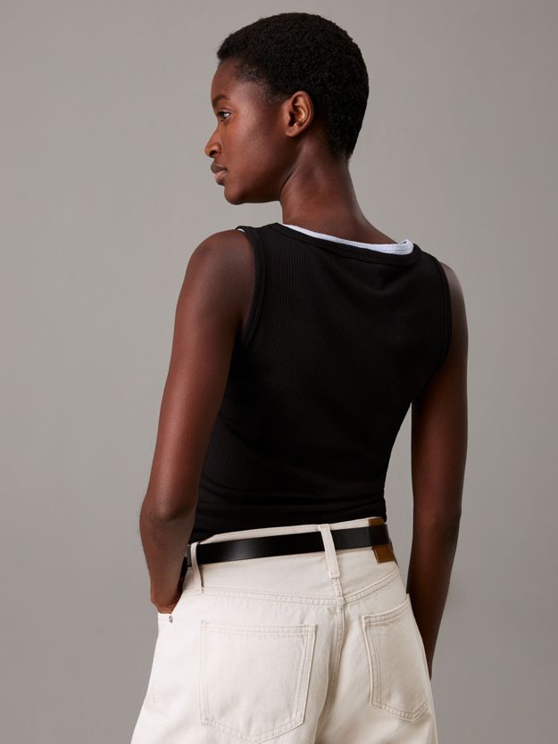 Slim Ribbed Tank Top